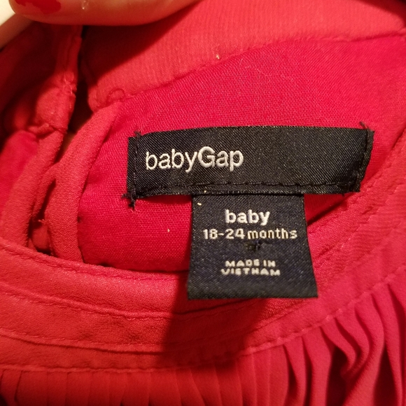 Baby GAP red dress 18 to 24 mos - Picture 3 of 4